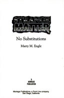 No_substitutions