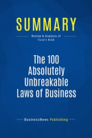 Summary__The_100_Absolutely_Unbreakable_Laws_of_Business_Success